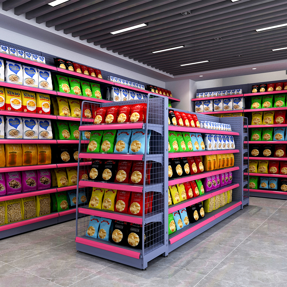 Adjustable Store Rack System for Retail Shop Convenience Store Shelving